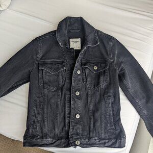 Abercrombie & Fitch black jean jacket